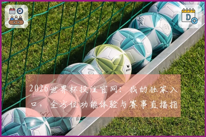 2026世界杯投注官网：我的独家入口，全方位功能体验与赛事直播指南